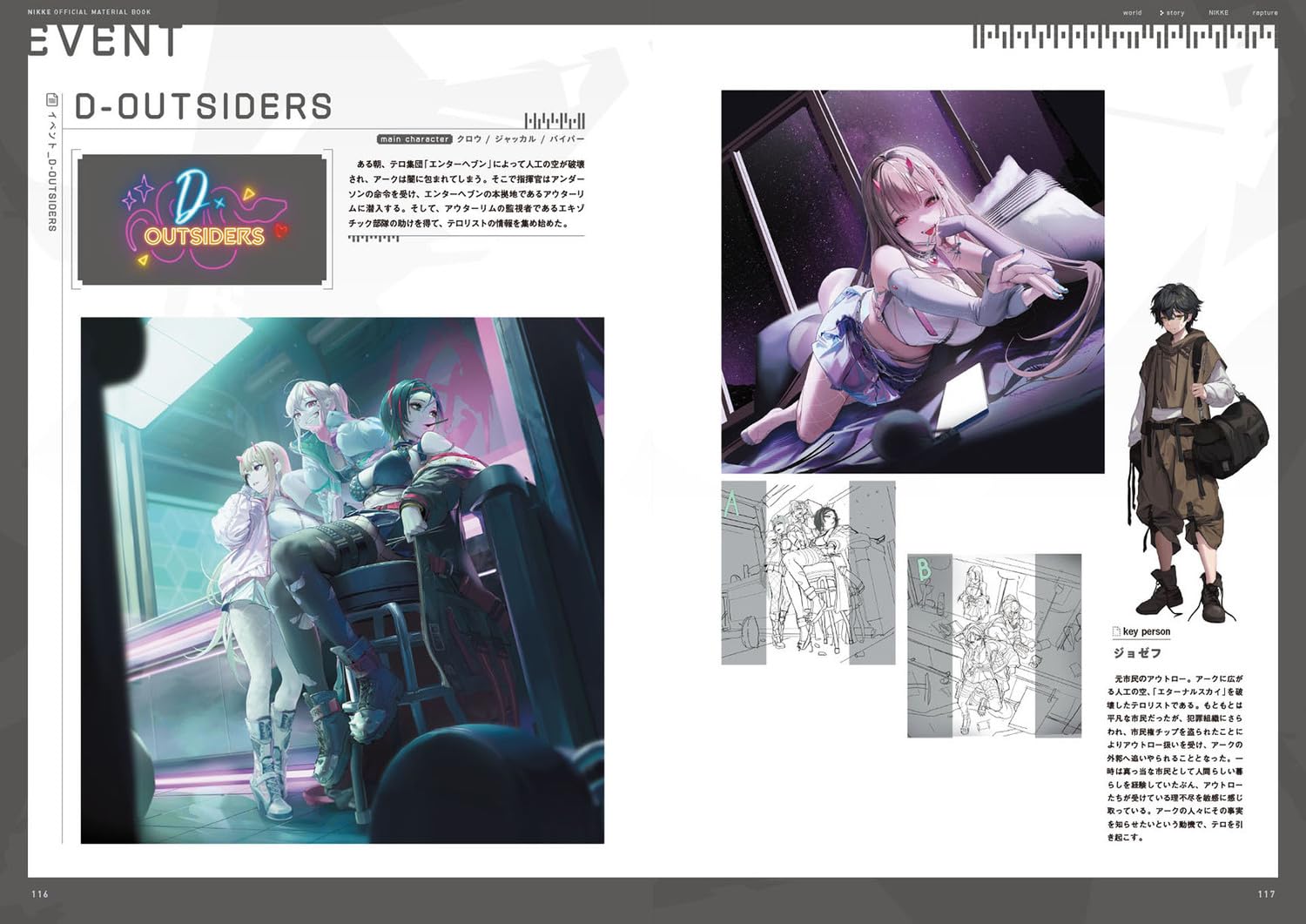 승리의 여신 : 니케 공식 설정집(일어판)