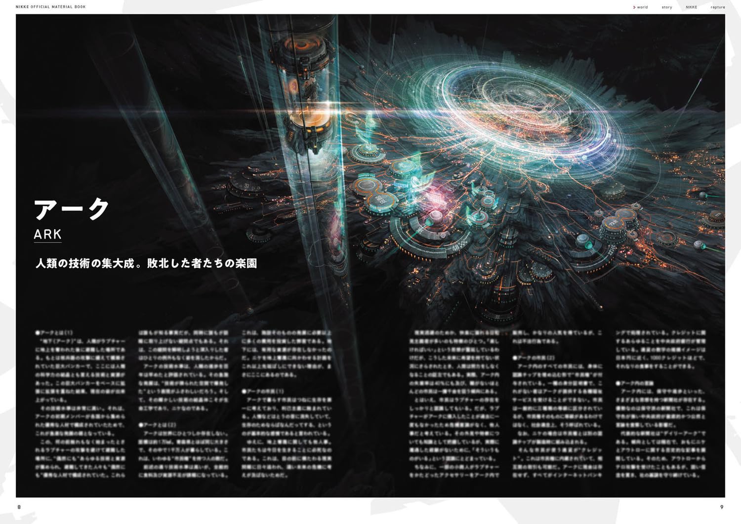 승리의 여신 : 니케 공식 설정집(일어판)